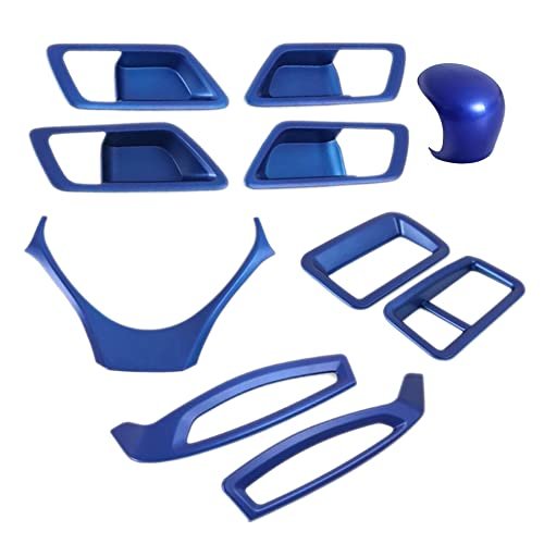 BOYOUS Full Set Interior Decoration Trim Kit Center Console Trim Air Outlet Automotive Steering Wheel Cover Accessories 10Pcs for Toyota C