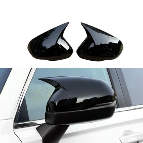 BOYOUS 2PCS Glossy Black Style Ox Horn Rearview Mirror Cover Exterior Accessories Fit For Honda 2023 2024 2025 2026 CR